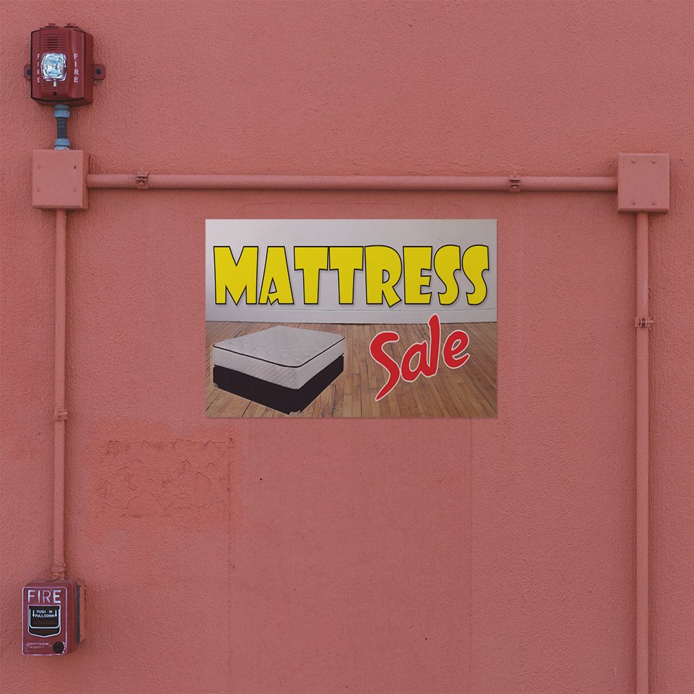 Premium Vinyl Decal Stickers - 7x5 Inches, Multiple Sizes - Waterproof Mattress Labels, Outdoor Advertising Signs & Industrial Safety Stickers for Business Use - Perfect for Retail Packaging, Warehouse Organization & Construction Site Safety Markings