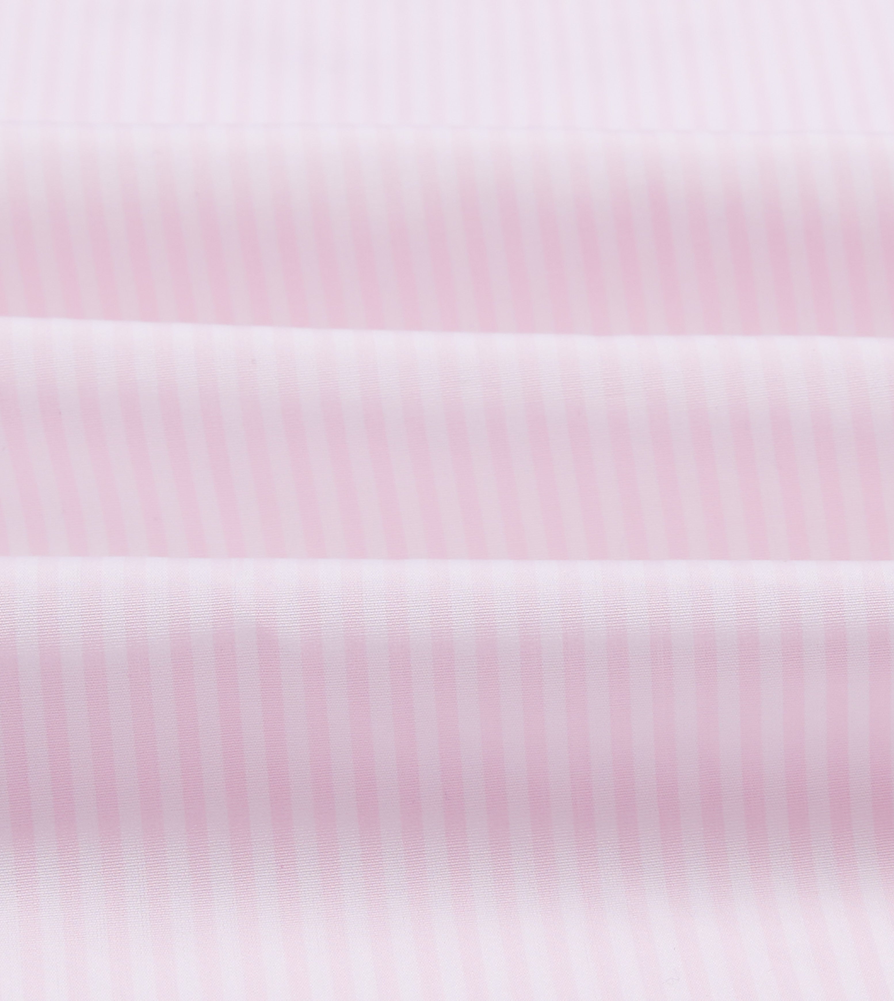 Stylish Pink Narrow Stripe Cotton Poplin Button Down Shirt for Women | Casual & Office Wear | Perfect for Business, Dating & Everyday Outfits