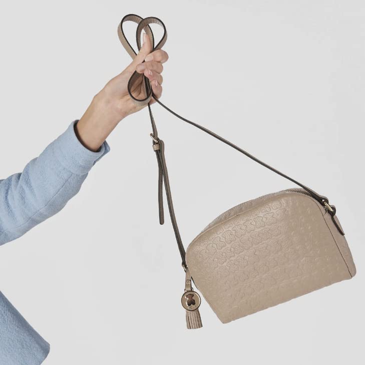TOUS Sherton Crossbody Bag for Women - Stylish Leather Shoulder Purse with Adjustable Strap, Perfect for Work, Travel & Everyday Use