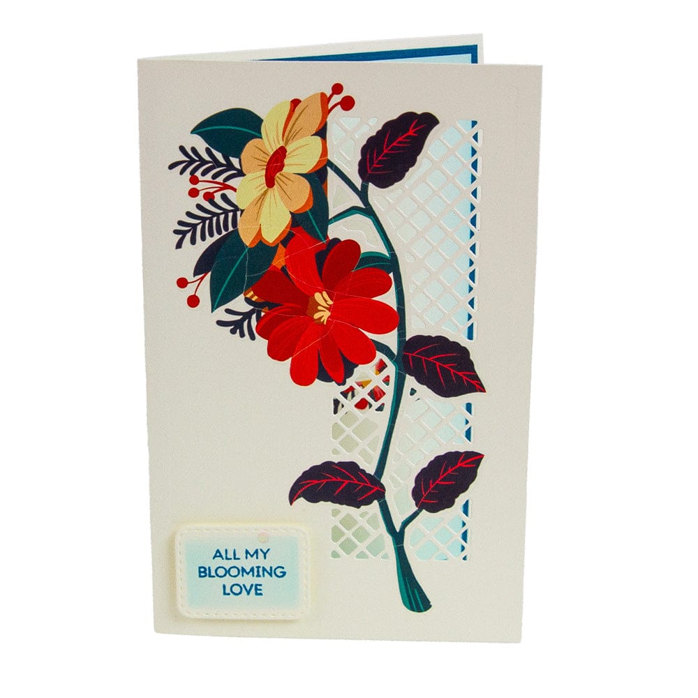 Floral Finestra Die Set 5745e - Scrapbooking & Card Making Craft Supplies for DIY Greeting Cards, Invitations, and Paper Crafts