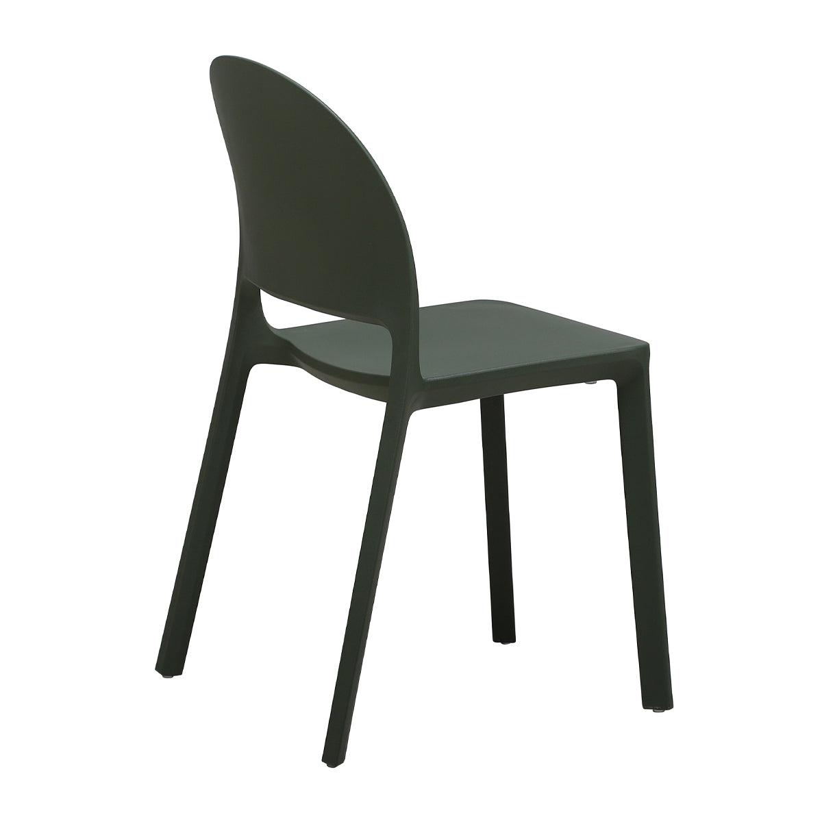 Modern Arch Stacking Dining Chair - Sturdy & Space-Saving Stackable Chairs for Kitchen, Dining Room, or Office - Perfect for Small Spaces & Entertaining