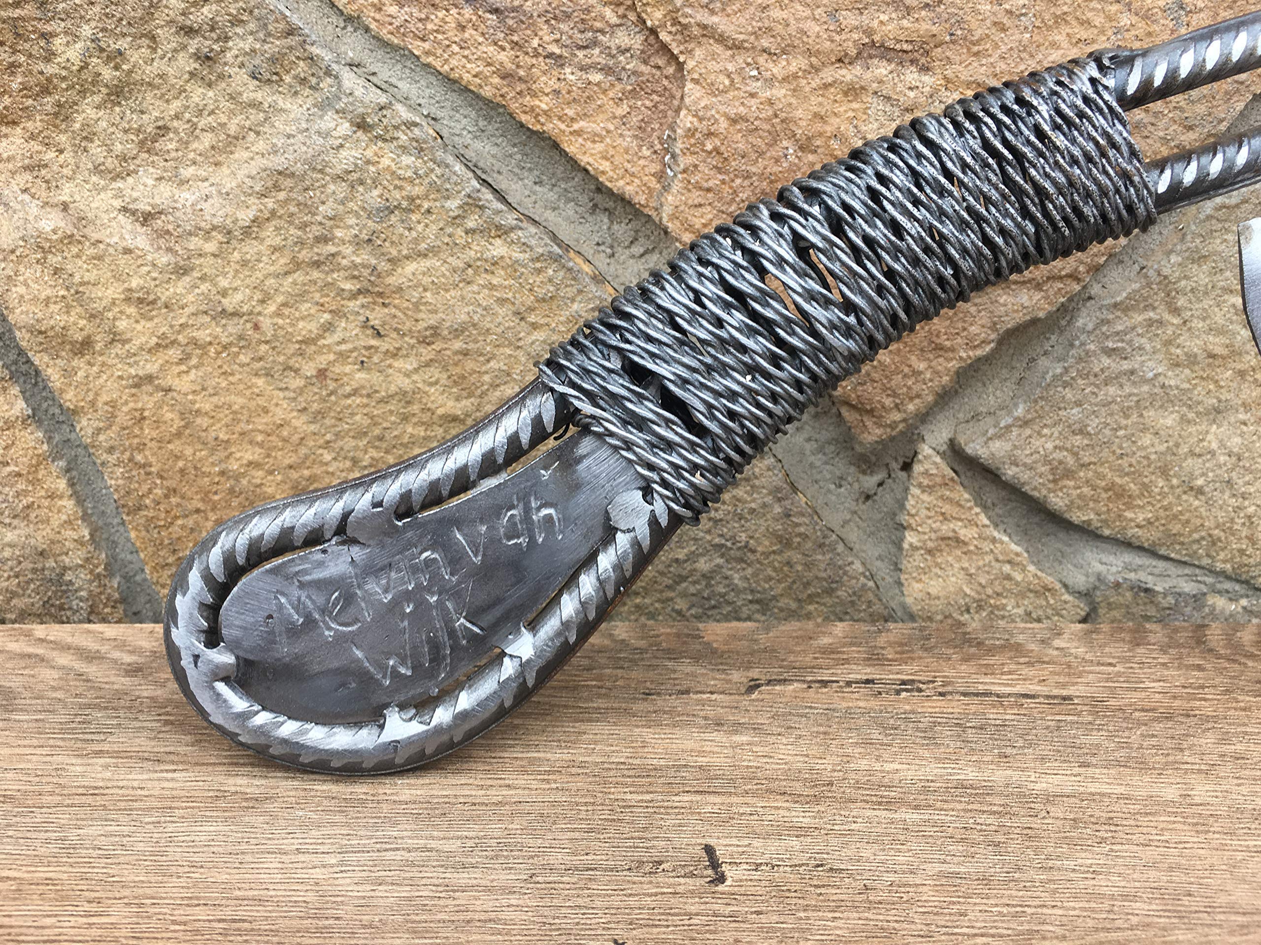 Rebar Axe - High-Quality Viking Hatchet & Tomahawk for Men | Perfect Father's Day, Christmas & 6th Anniversary Gift | Durable Iron Axe for Camping, Wood Chopping & Outdoor Adventures