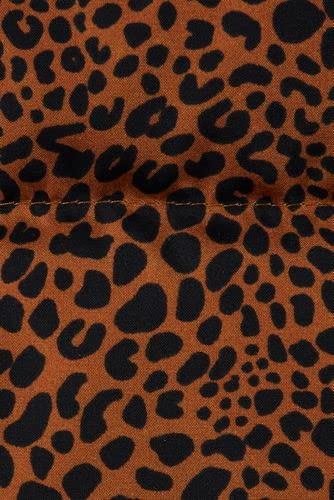 Burnt Caramel Leopard Print