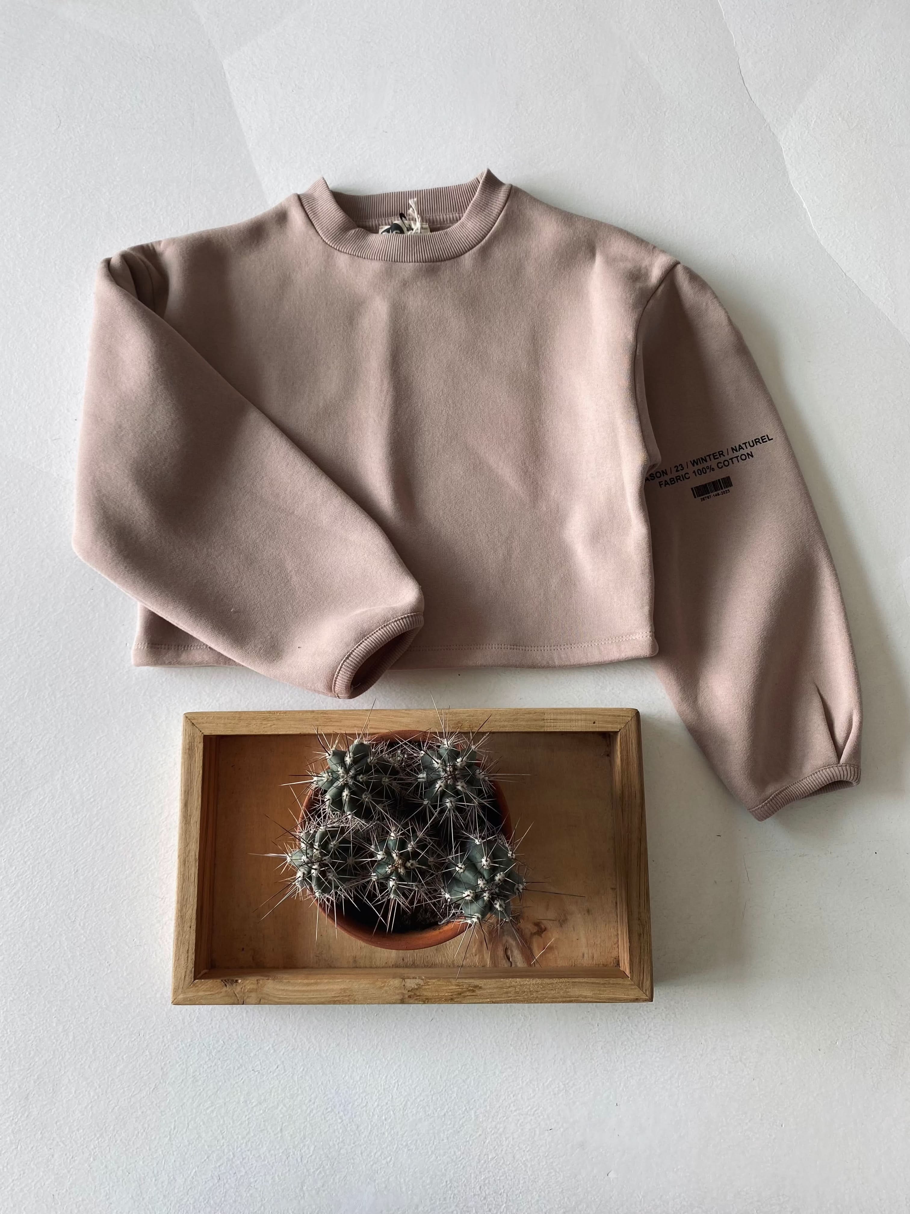 Trendy Printed Detail Sweatshirt for Women - Stylish Casual Pullover for Everyday Wear, Street Fashion & Layering