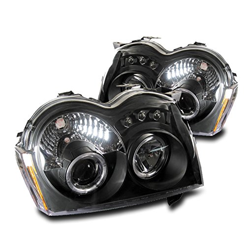 Black housing with clear lens