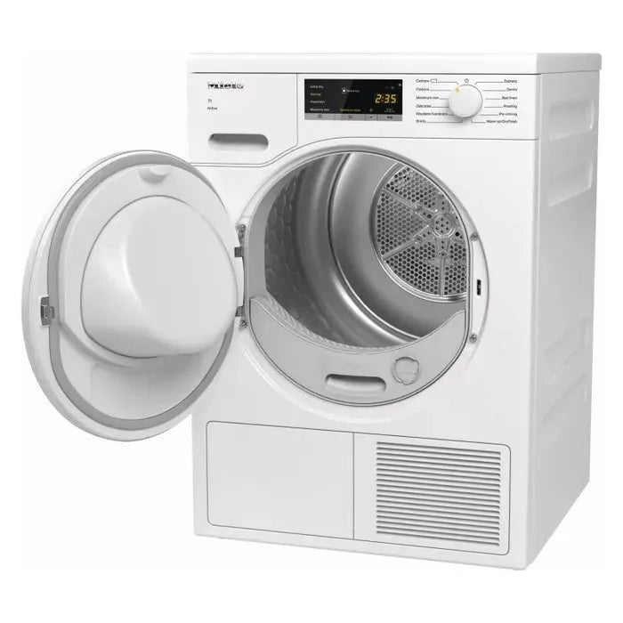 Miele 7KG Heat Pump Tumble Dryer - Energy Efficient, Quiet Operation, White (TCA220WP) - Perfect for Small Homes & Apartments
