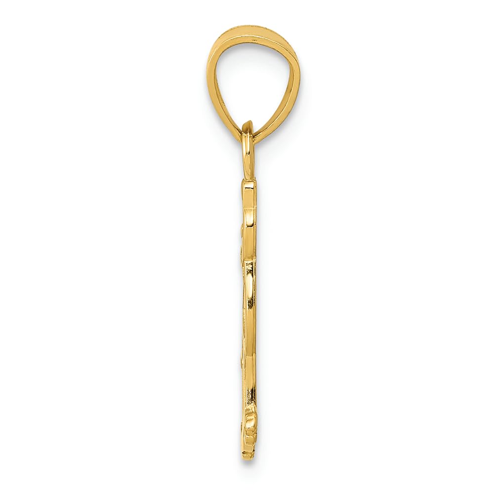 14K Yellow Gold 