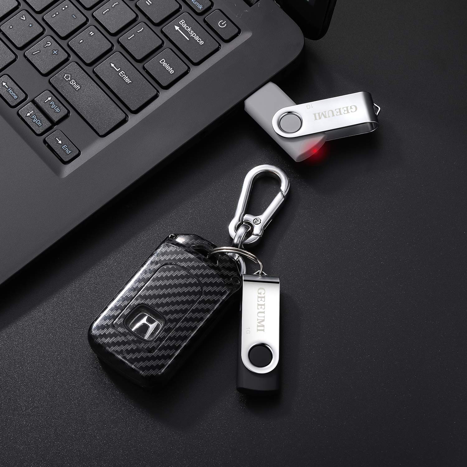 Wholesale 50 Pack GEEUMI USB Flash Drive 2.0 - 1GB Thumb Drive, Memory Stick for Data Storage, Portable Jump Drive with Keychain - Perfect for Office, School, Business Promotions & Bulk Data Transfer