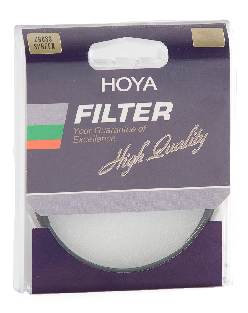 67mm Hoya Cross Screen Filter - Create Stunning Star Effects for Photography & Videography