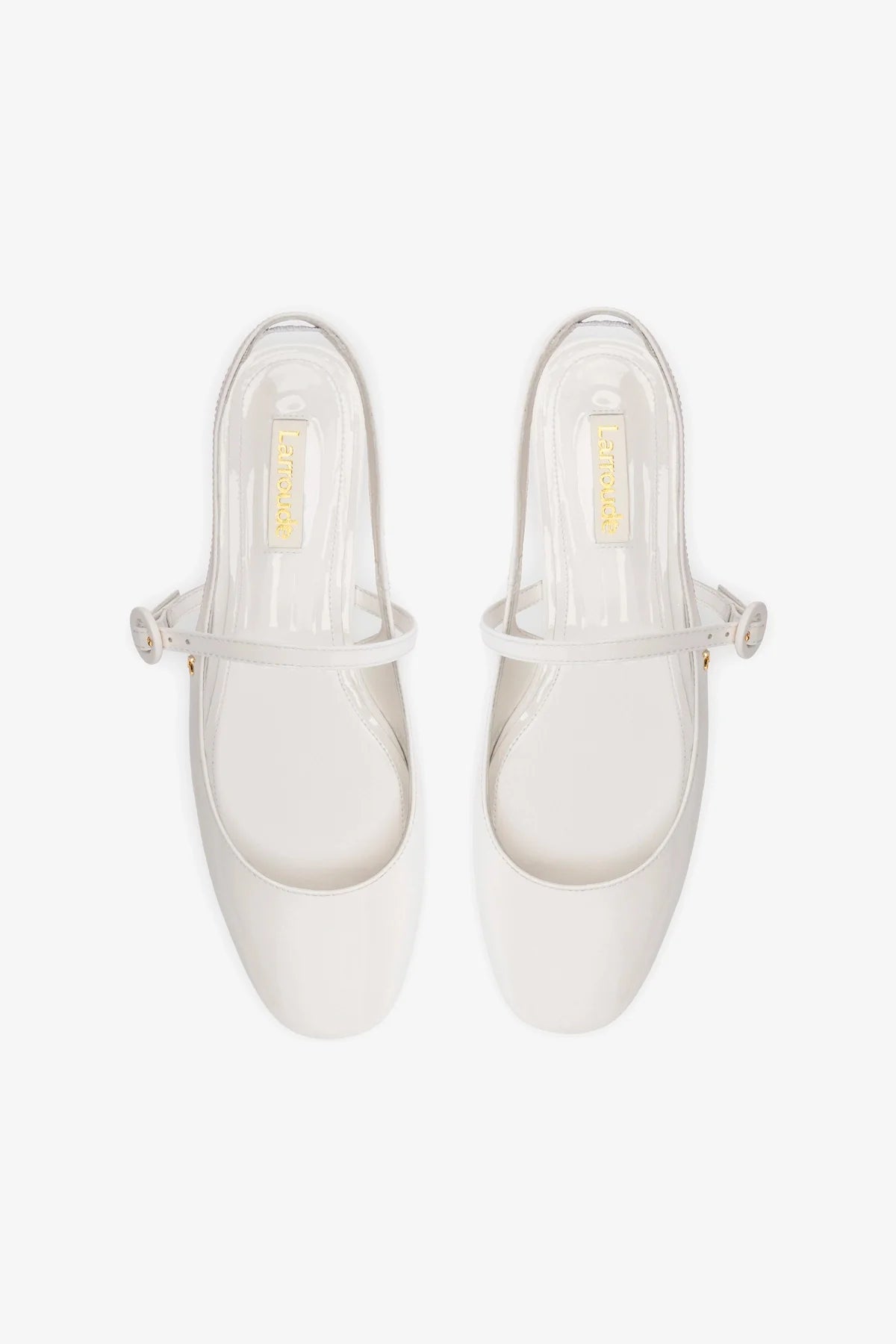 Georgina Women's Ballet Flats - White Patent Leather Shoes for Comfort & Style | Perfect for Work, Casual Wear & Dancing