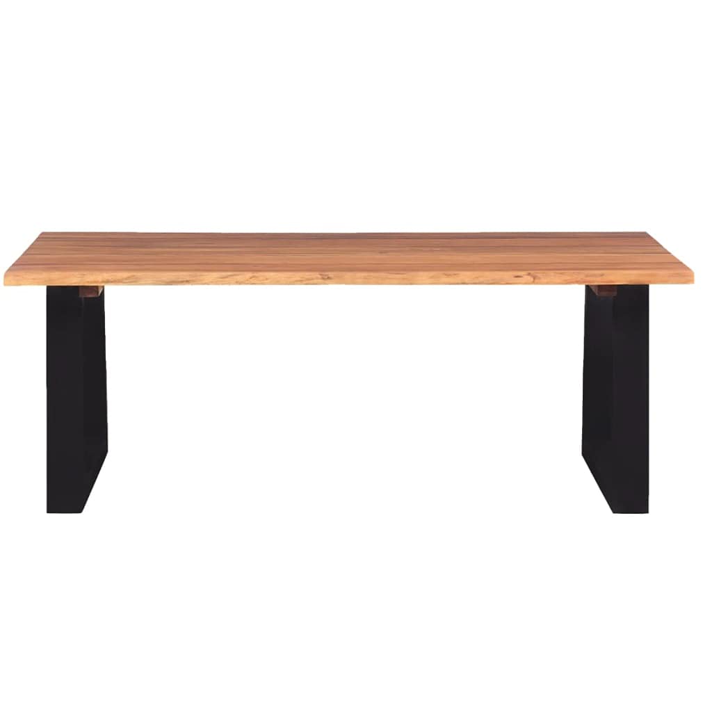 Modern Acacia Wood Coffee Table 43.3