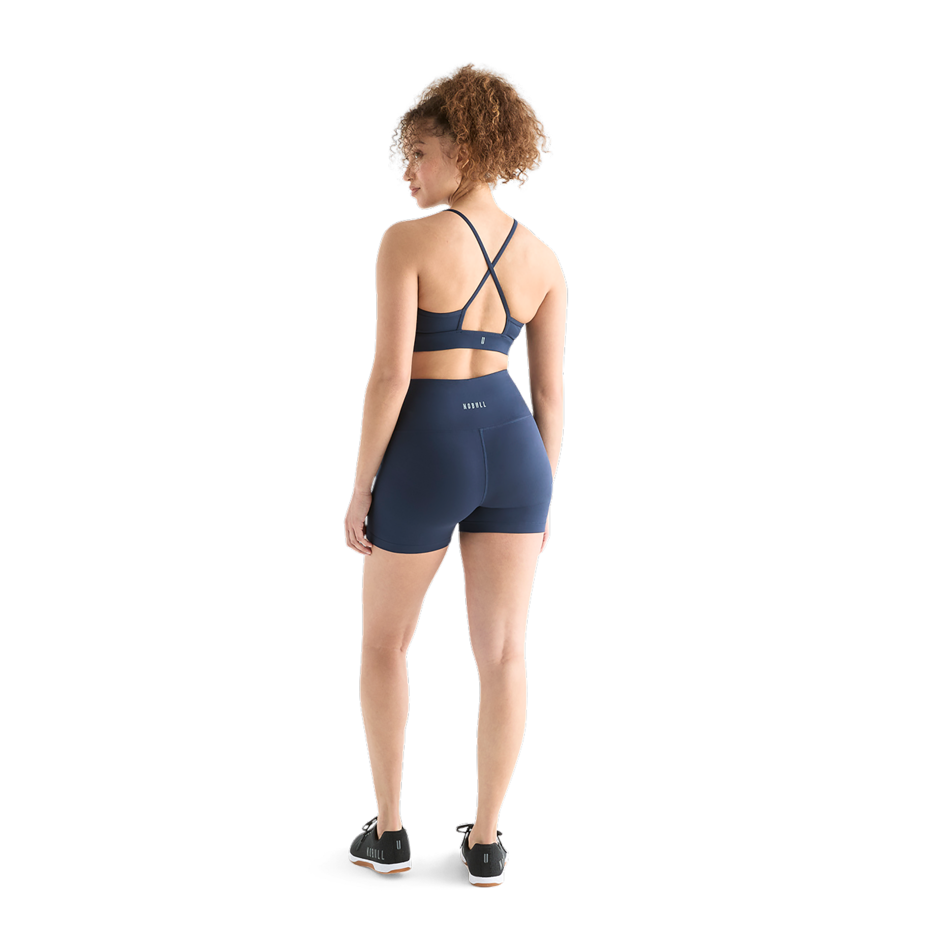 High Waisted Matte Shorts for Women - 4