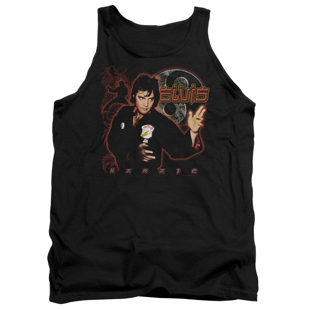Elvis Presley Karate Adult Tank Top - Vintage Rock Music T-Shirt for Men & Women - Perfect for Workouts, Concerts & Casual Wear