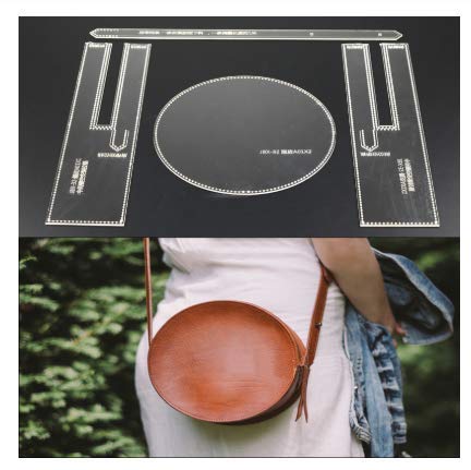 DIY Leather Shoulder Bag Template for Women - Acrylic Sewing Pattern for Handmade Purses & Bags - Perfect for Crafting, Fashion Accessories & Gift Making