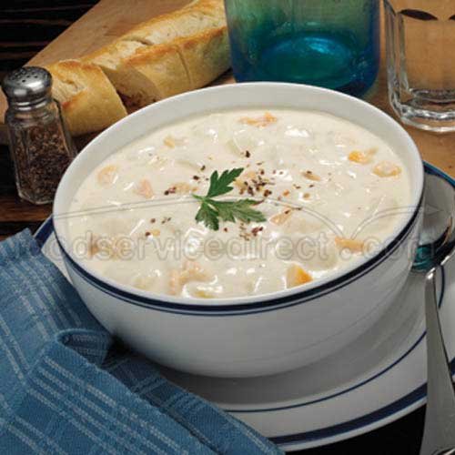 Blount Fine Foods New England Extreme Clam Chowder - 4 lb. Package (4 per Case) | Premium Canned Soup for Restaurants, Catering & Family Meals | Easy Heat & Serve Comfort Food