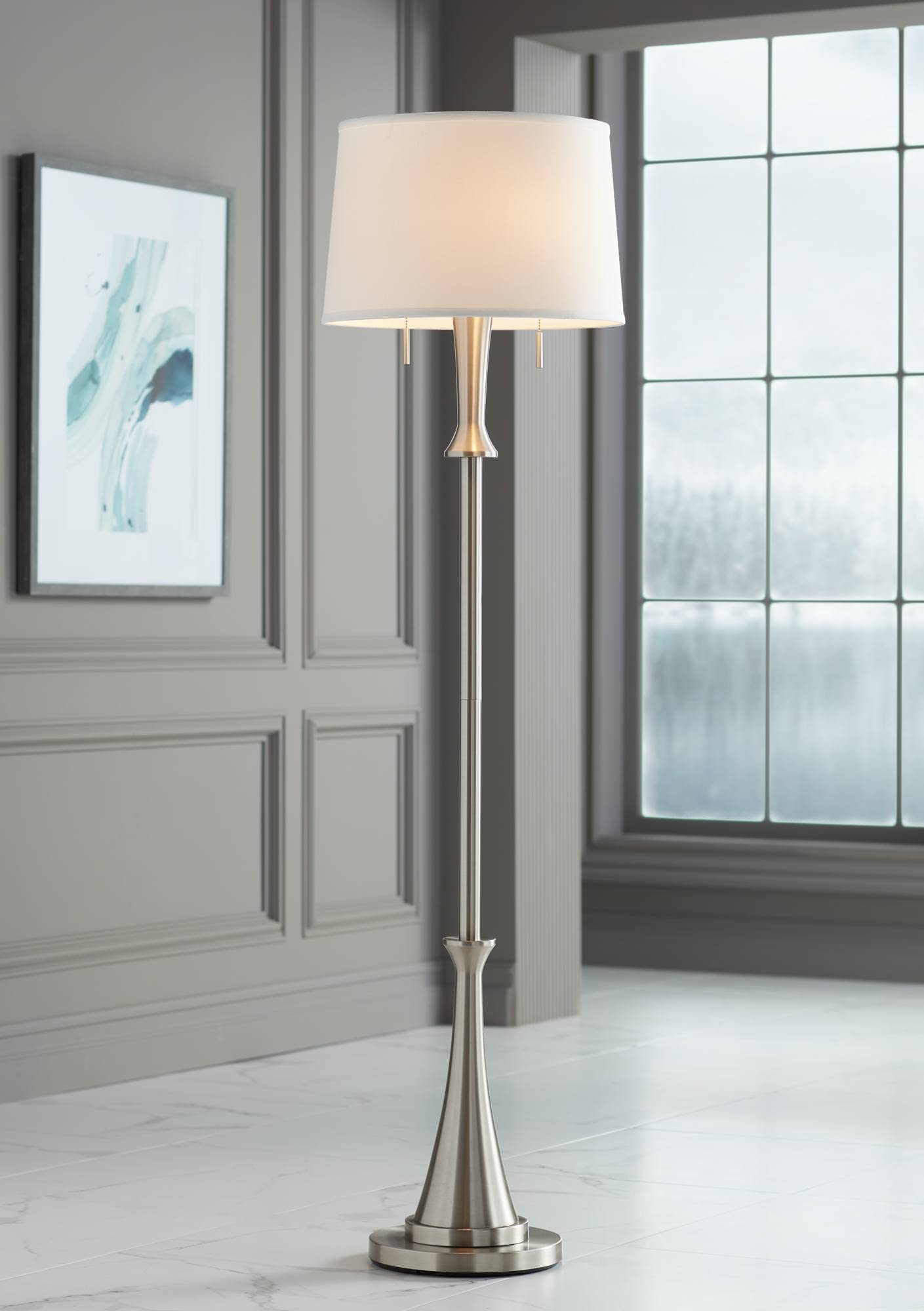 360 Lighting Karl Modern Industrial Floor Lamp - 63.75
