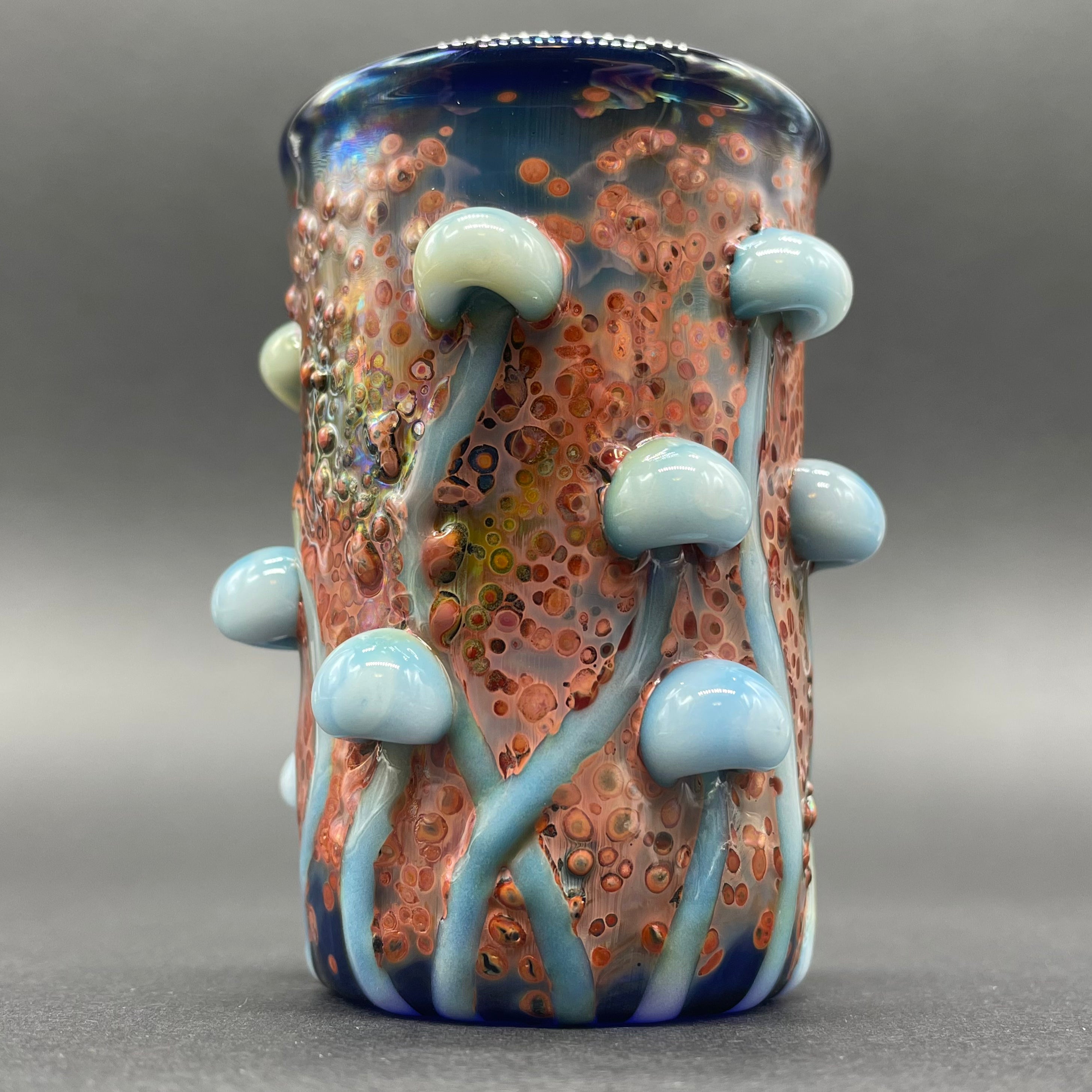 Siberian Mushroom Shot Glass - Unique Handcrafted Ceramic Drinking Cup for Vodka, Whiskey, Tequila - Perfect for Parties, Camping & Home Bar Decor