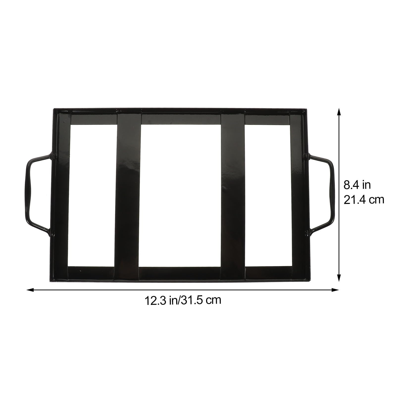 YARNOW 8x12 Himalayan Salt Block Holder - Durable Metal Salt Plate Stand for Cooking, Serving & Charcuterie Boards - Perfect for Grilling, Baking & Food Presentation