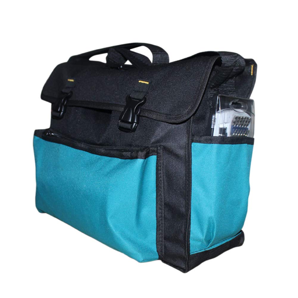 Electrician Tool Pouch - Multifunctional Waist Bag for Wrenches & Hardware (Lake Blue) - Perfect for DIY & Professional Use
