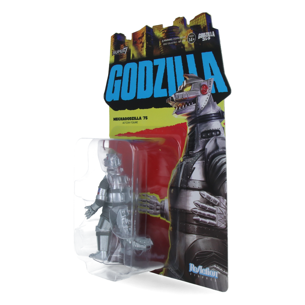 Mechagodzilla (1975) Toho ReAction Figure Wave 7 - Vintage Japanese Kaiju Collectible Toy for Anime Fans & Movie Enthusiasts - Perfect for Display, Gifts, and Action Figure Collections