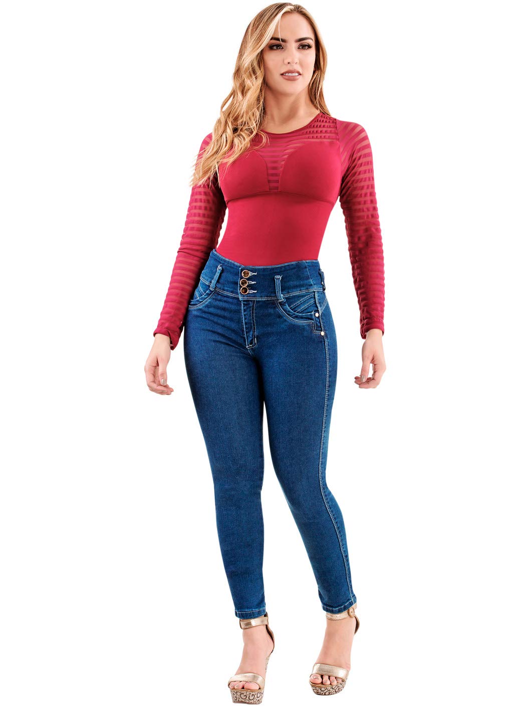 LT.ROSE Butt Lifting Jeans - High Waisted Colombian Pants for Women | Night Out & Date Night