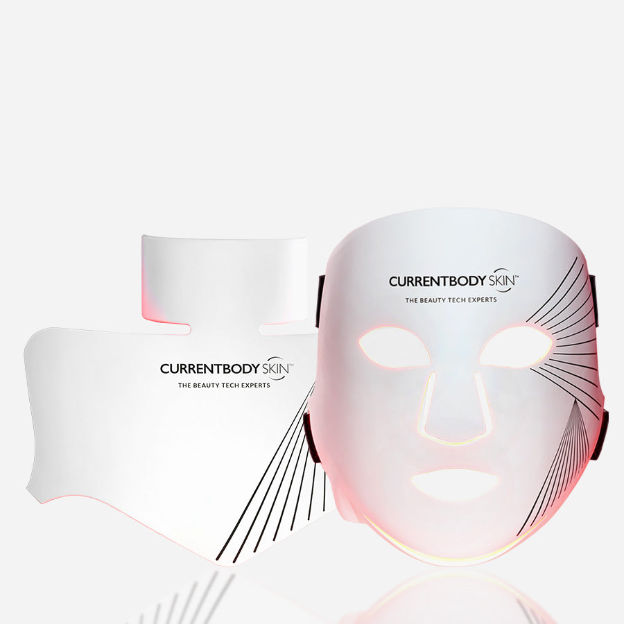 CurrentBody Skin LED Neck & Décolletage Mask - Anti-Aging Red Light Therapy for Wrinkles & Skin Rejuvenation - Perfect for Home Skincare & Spa Treatments