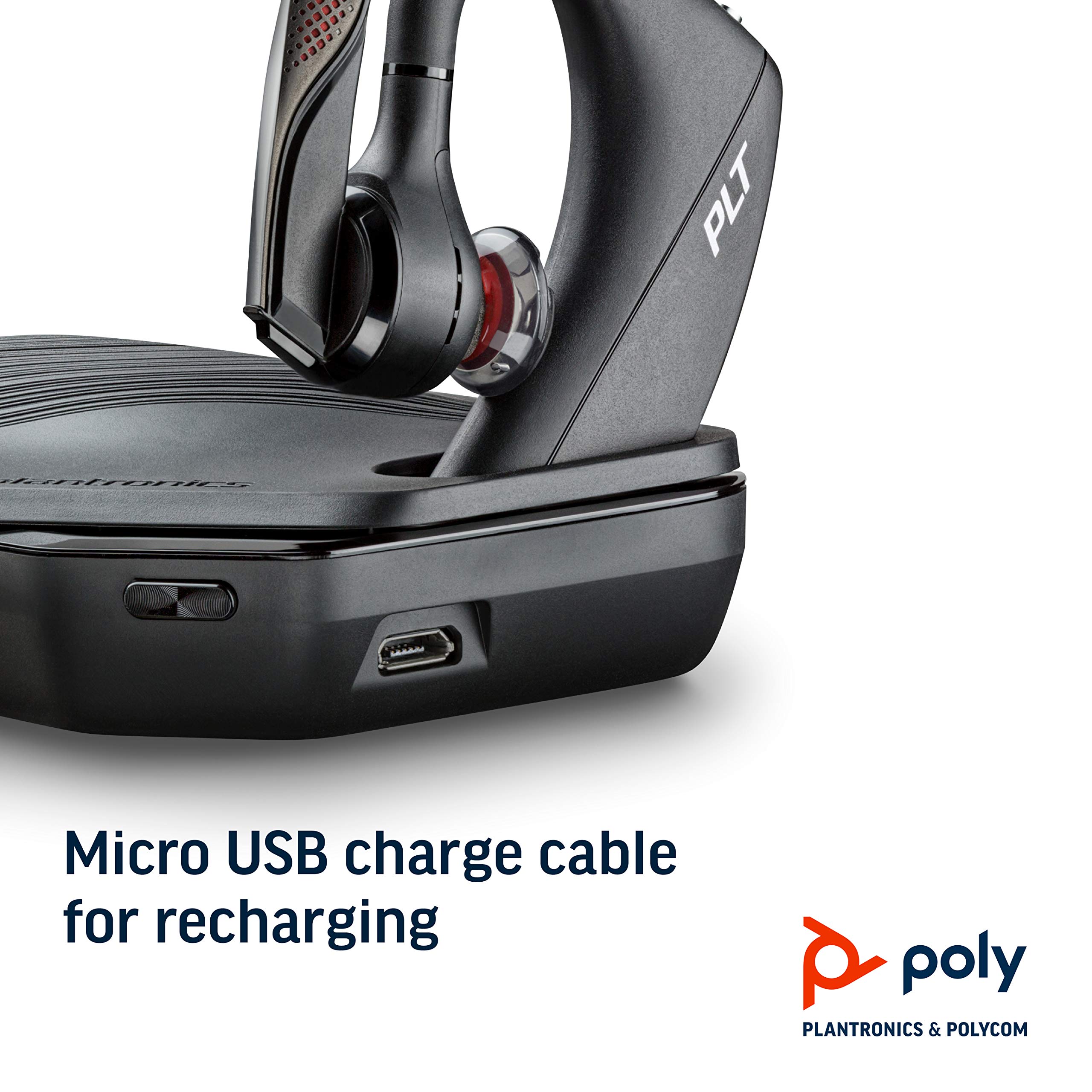 Plantronics Voyager 5200 Charge Case (Poly) - Wireless Headset Charging Case for Office, Call Center & Remote Work - Durable Headset Charger with Fast Charging Technology