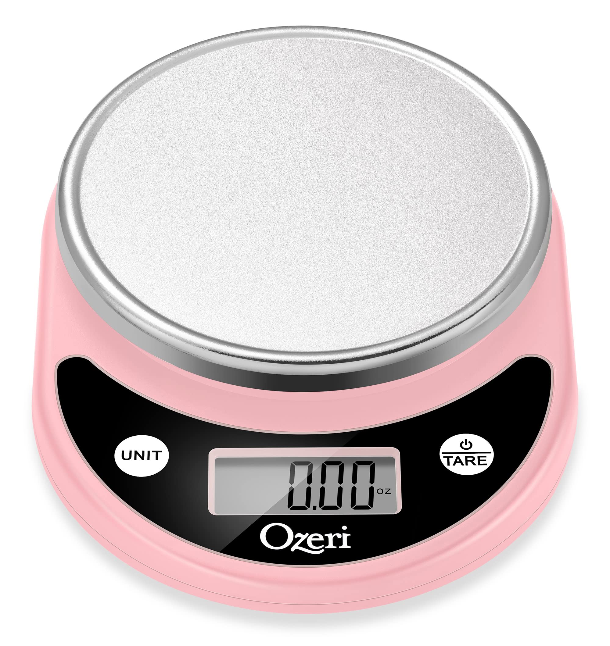 Ozeri Pronto Digital Kitchen Scale - Multifunction Food Scale with Precision Weighing, 11 lbs Capacity, Crystal Rose Design - Perfect for Baking, Cooking, and Portion Control