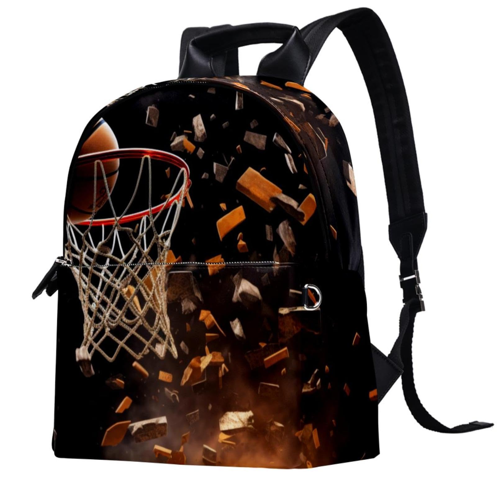 Stylish Unisex Travel Backpack for Women & Men - Durable Basketball Sports Backpack for Gym, School & Outdoor Adventures