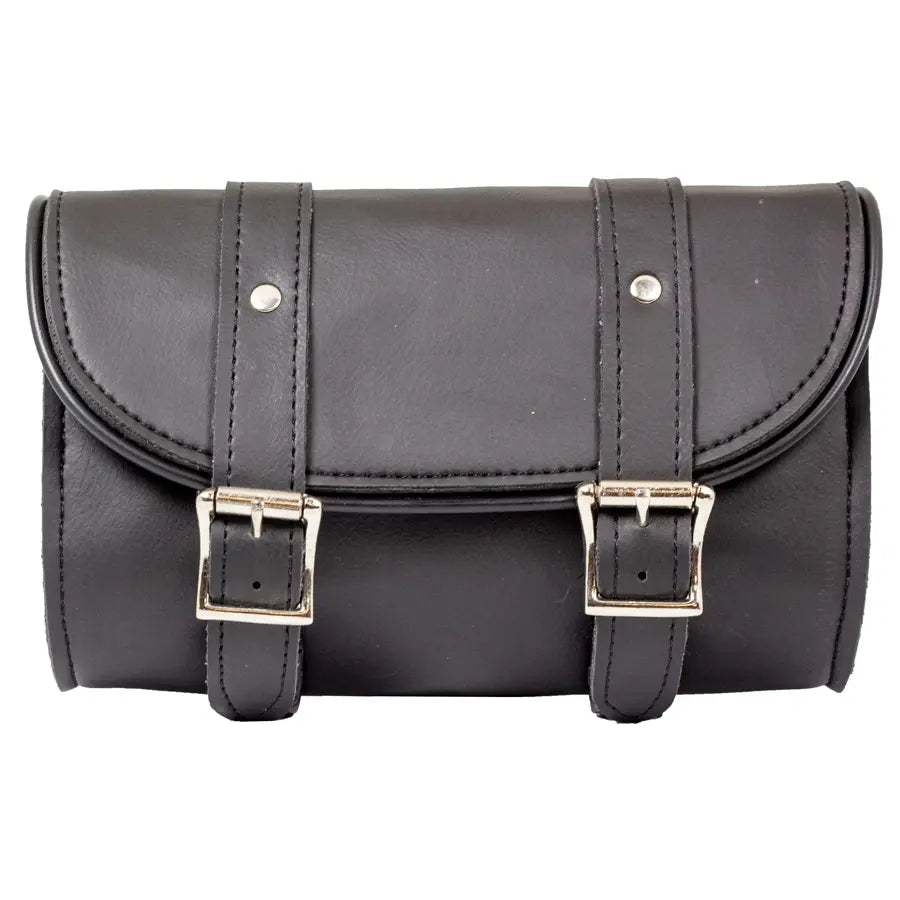 Open Road Leather Motorcycle Tool Bag - Durable & Stylish for Bikers - Perfect for Road Trips & Motorcycle Maintenance