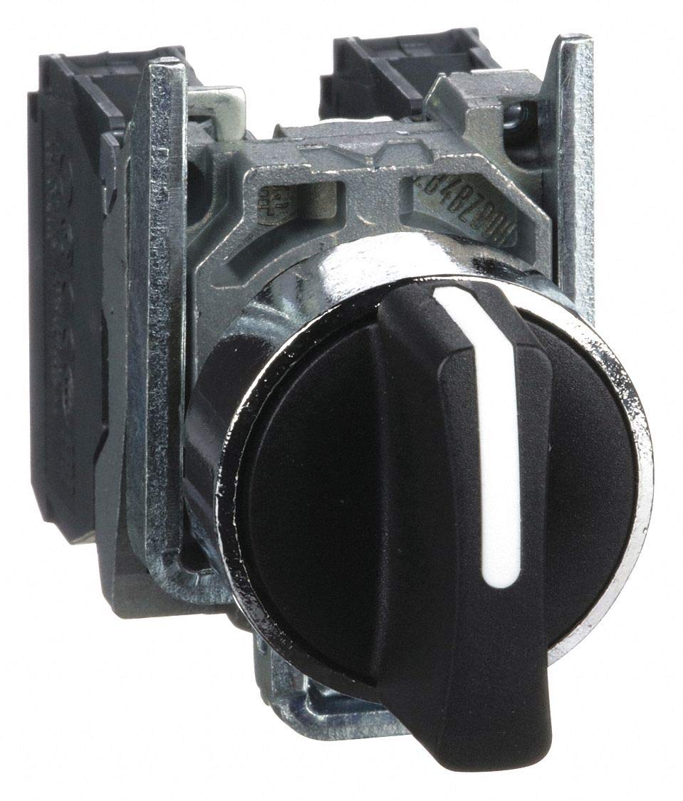 3 Position Maintained Selector Switch - Heavy Duty Rotary Switch for Industrial Control Panels & Machinery (Ideal for CNC, Automation & Electrical Equipment)