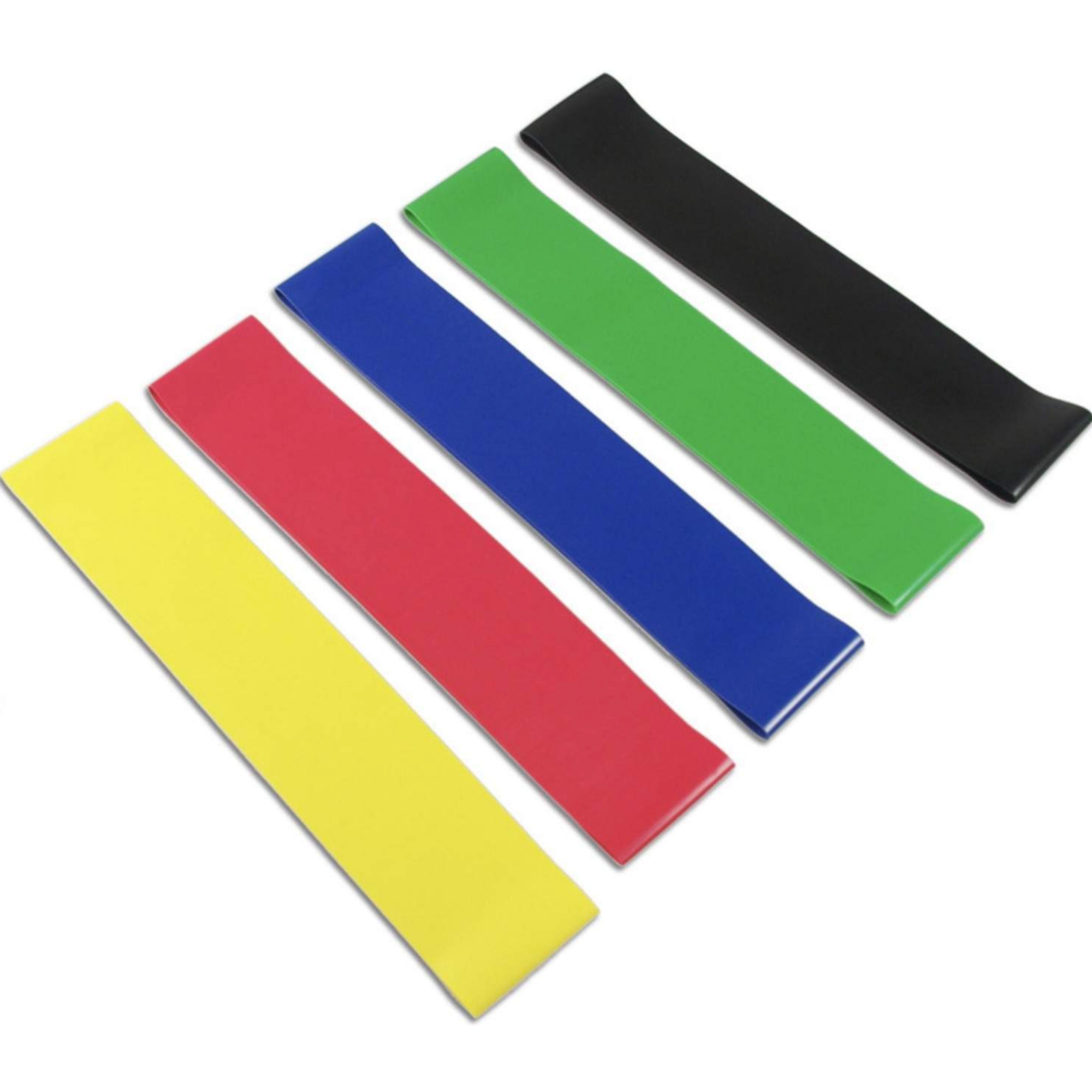 Loop Resistance Fitness Bands Set - Stretch Exercise Bands for Strength Training, Physical Therapy & Home Workouts - Perfect for Gym, Yoga, Pilates & Rehabilitation