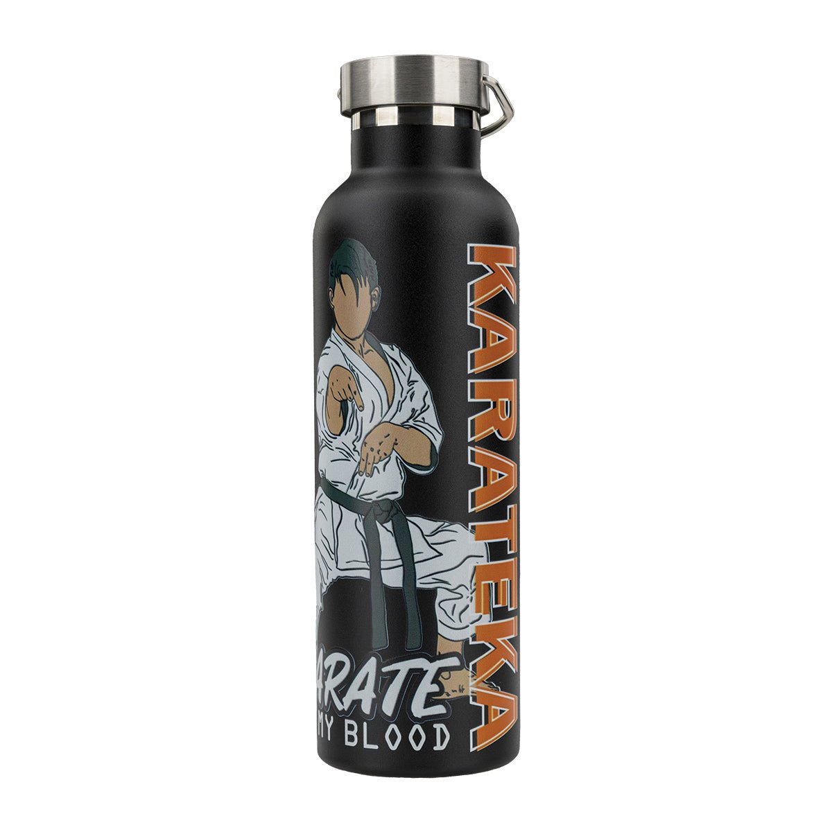 Karate Water Bottle - BPA Free, Leak Proof Sports Bottle for Martial Arts Training, Gym & Outdoor Activities | Perfect for Karate, Taekwondo & MMA Fighters