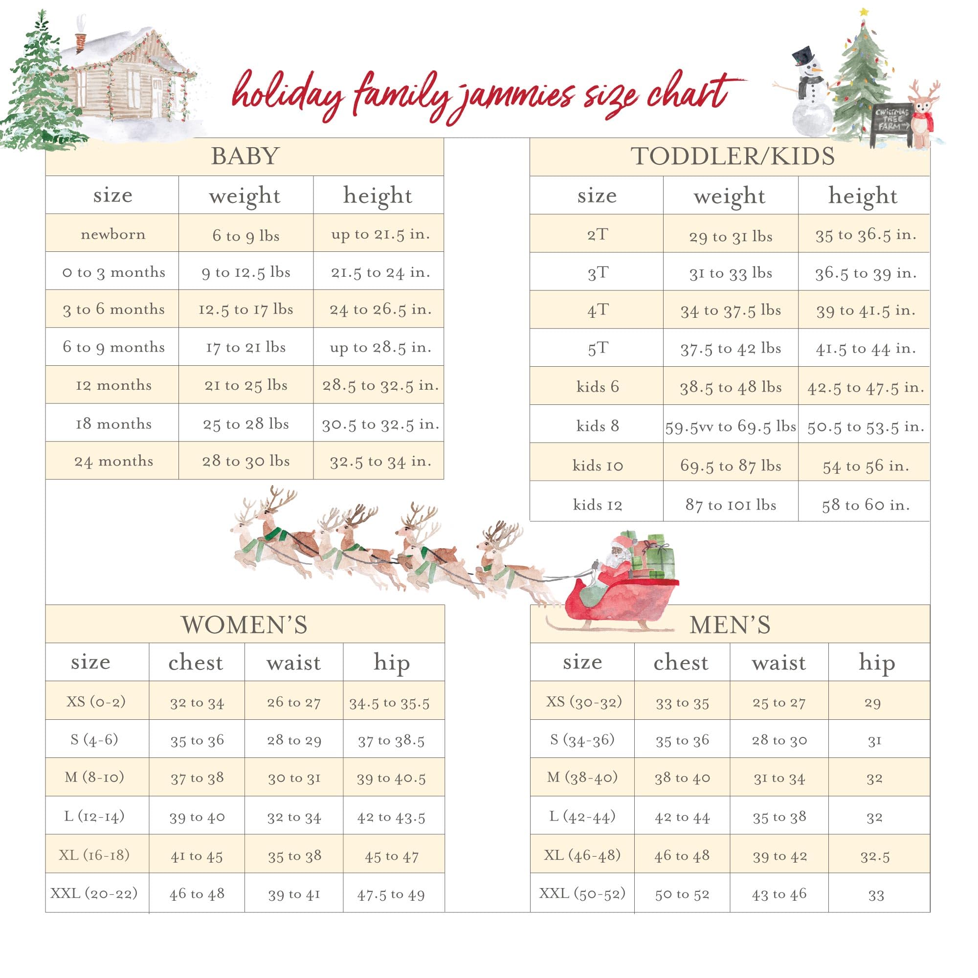 Burt's Bees Baby Unisex Matching Holiday Family Pajama Set - Soft Organic Cotton Christmas PJs for Babies & Parents - Perfect for Family Photos, Christmas Morning & Cozy Winter Nights