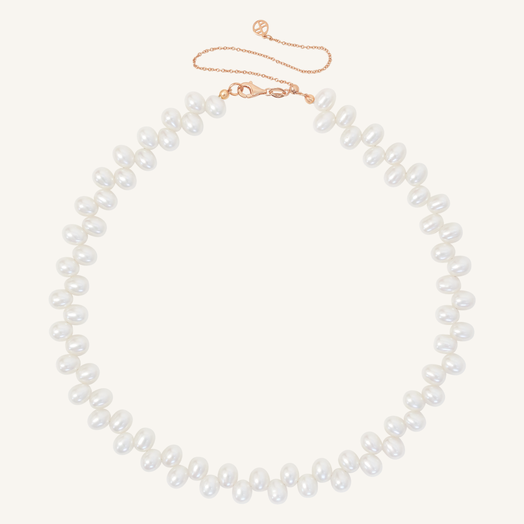 6mm Alaska Pearl Necklace - Elegant & Timeless Jewelry for Women, Perfect for Weddings, Parties & Special Occasions
