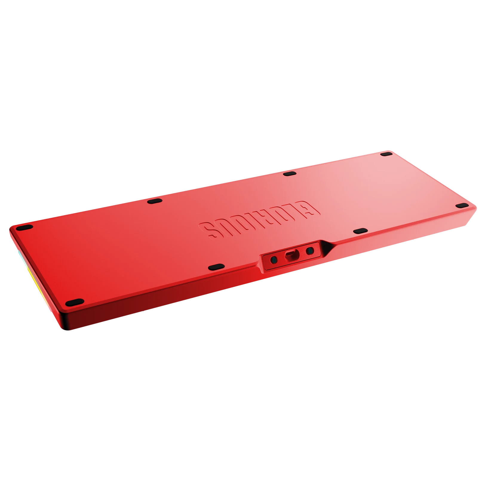 GMMK 3 Mechanical Keyboard Bottom Case - Limited Edition Metal Punk Red (100% Size) for Gaming, Typing & Office Work