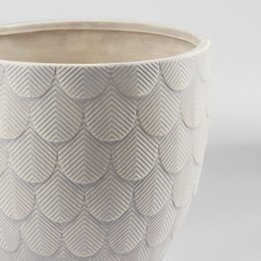 Cyan Design 11473 Nereus Large Grey Planter for Indoor Plants - Modern Home & Office Decor