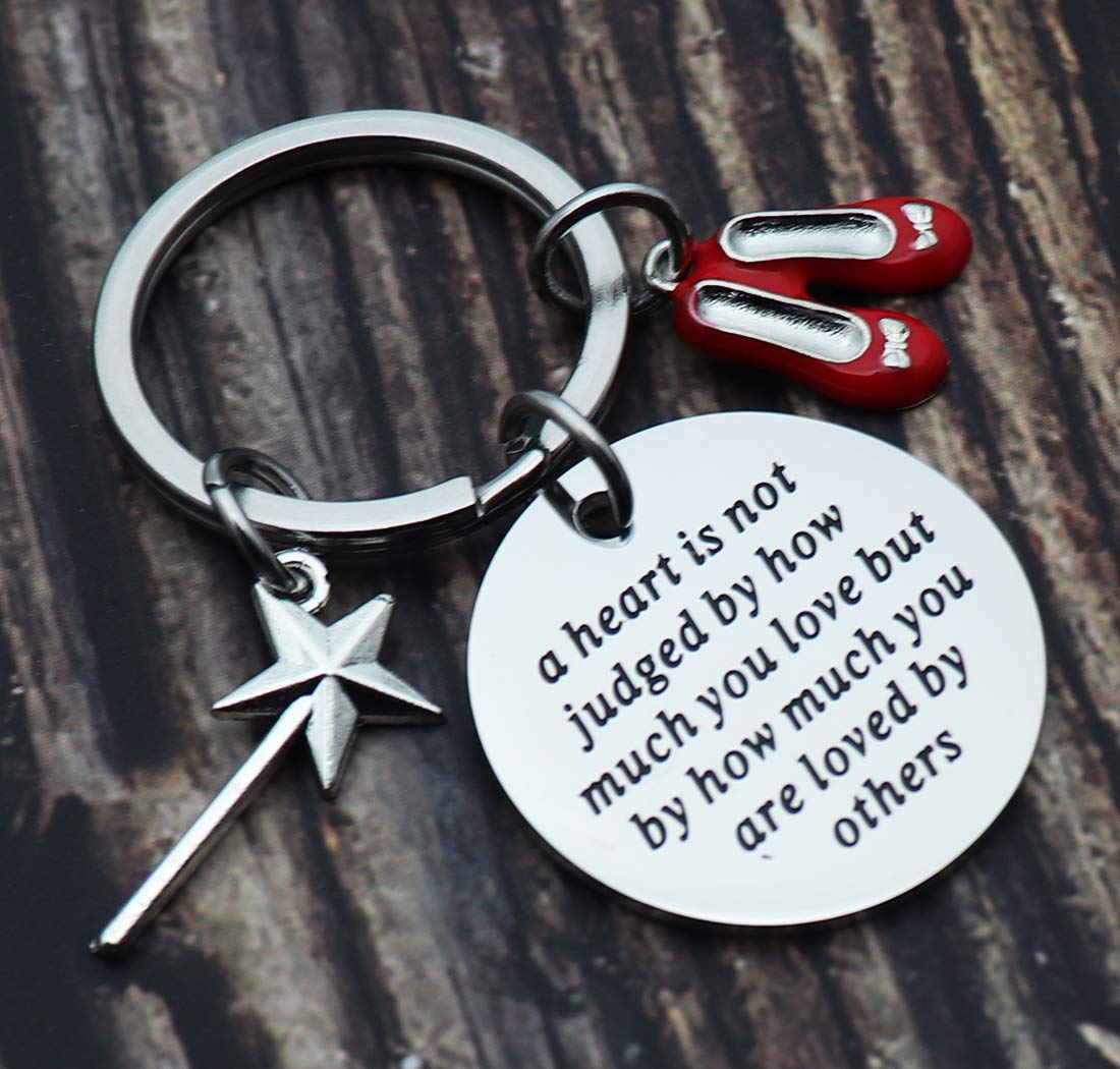 Beeshion Wizard of Oz Necklace - Ruby Slippers Pendant for Women | Gift & Fashion Jewelry