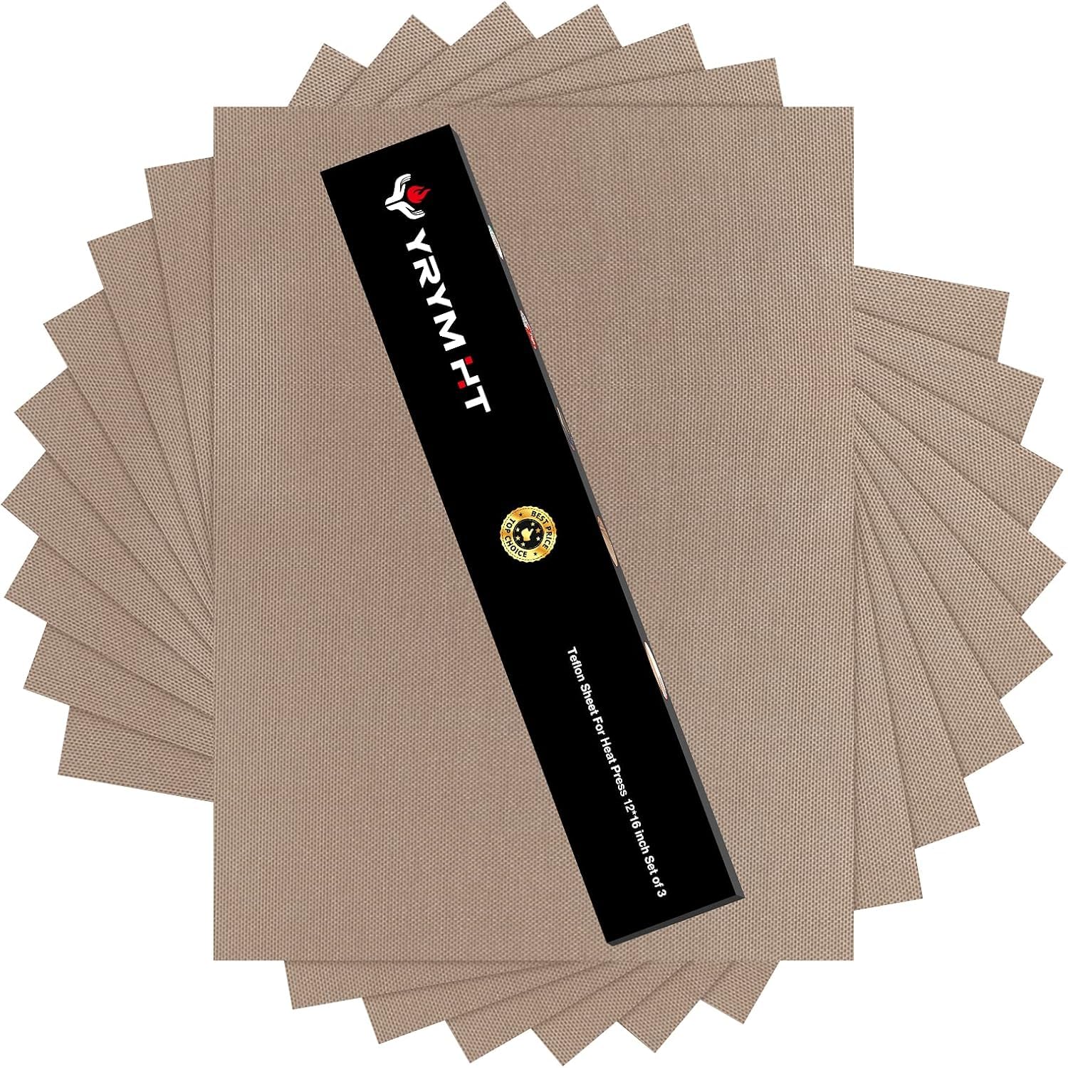 10 Pack PTFE Teflon Sheet for Heat Press - 16