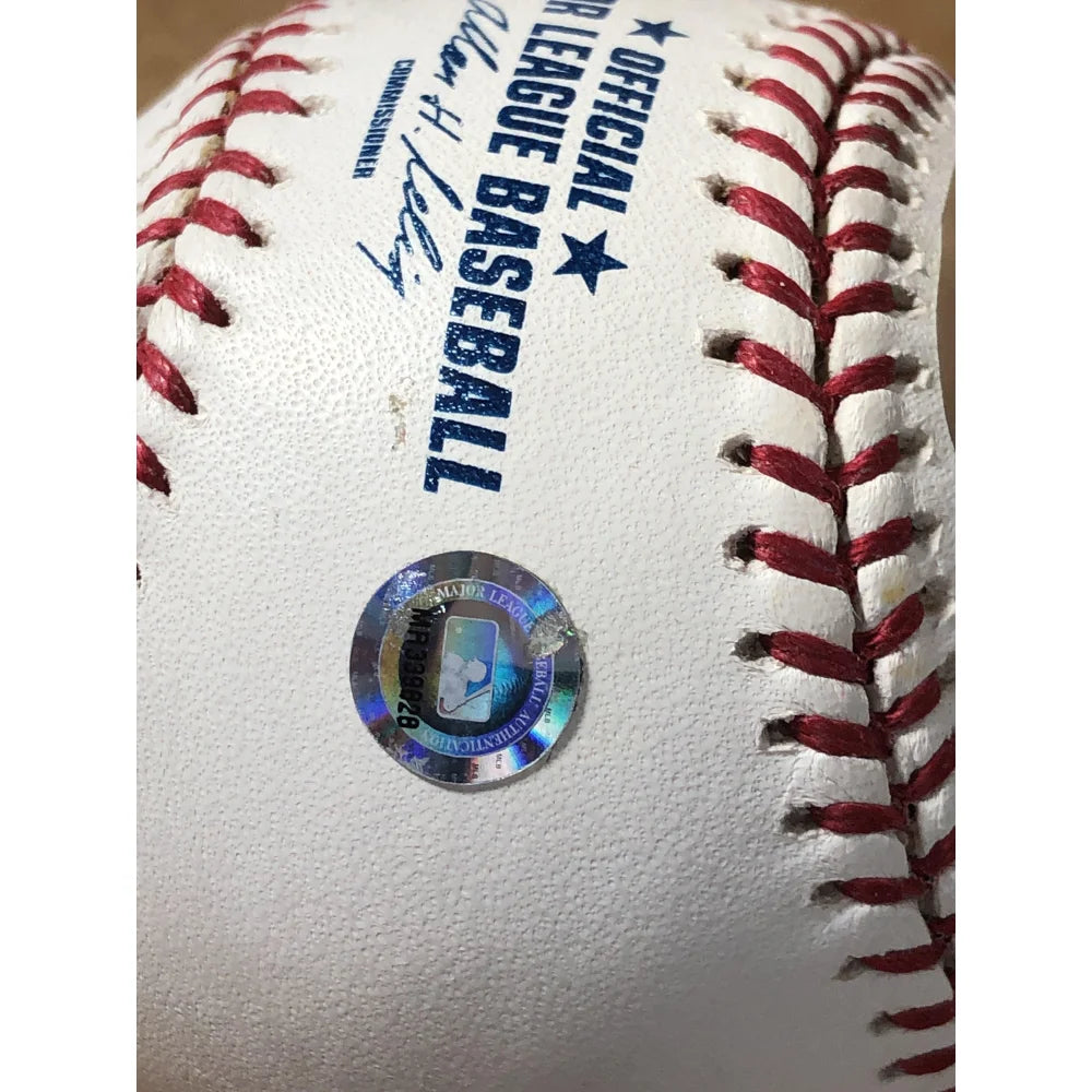 Derek Jeter Autographed Baseball - Official MLB OMLB with Steiner COA - New York Yankees Memorabilia - Perfect for Sports Collectors, Yankees Fans & Baseball Enthusiasts
