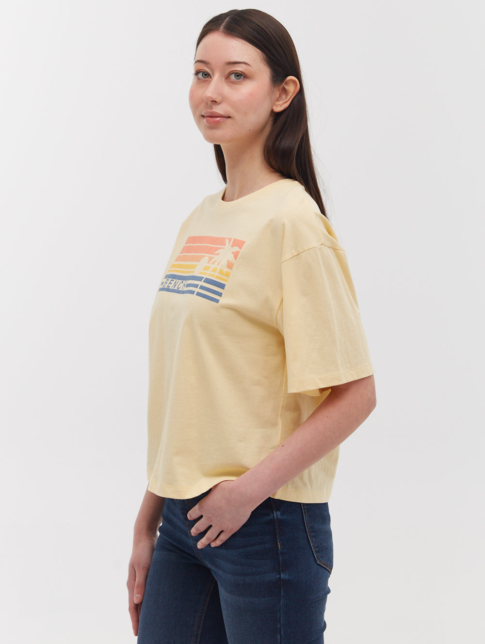 Bray Sunset Graphic T-Shirt for Men & Women | Vintage Sunset Print Cotton Tee | Casual Wear for Beach, Travel & Street Style