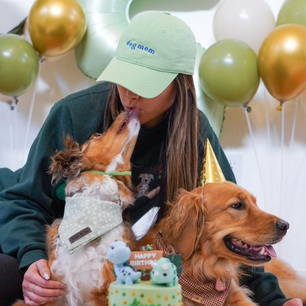 BYOP Dog Mom Hat - Cute Adjustable Baseball Cap for Dog Lovers - Perfect for Dog Parks, Walks & Pet-Friendly Outings