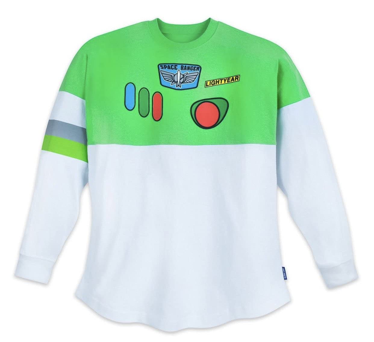 Disney Toy Story Buzz Lightyear Jersey for Adults - Small, Multicolor for Theme Parks & Cosplay