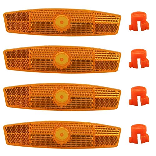 4PCS Bike Wheel Reflectors for MTB Road Cycling Safety