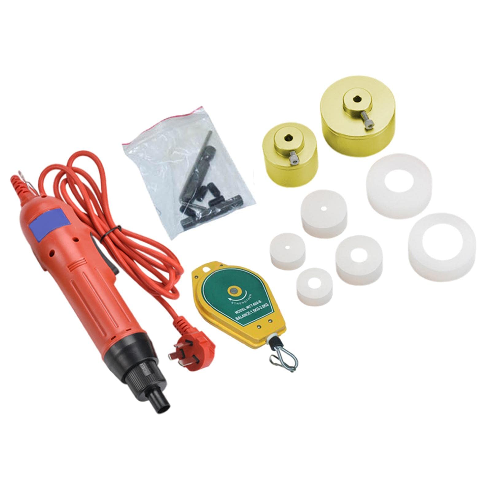 Automatic Electric Bottle Capping Machine for Round Bottles - Bottle Capper & Sealer with Manual Screwing Function - Perfect for Home Brewing, DIY Projects, and Small Business Packaging