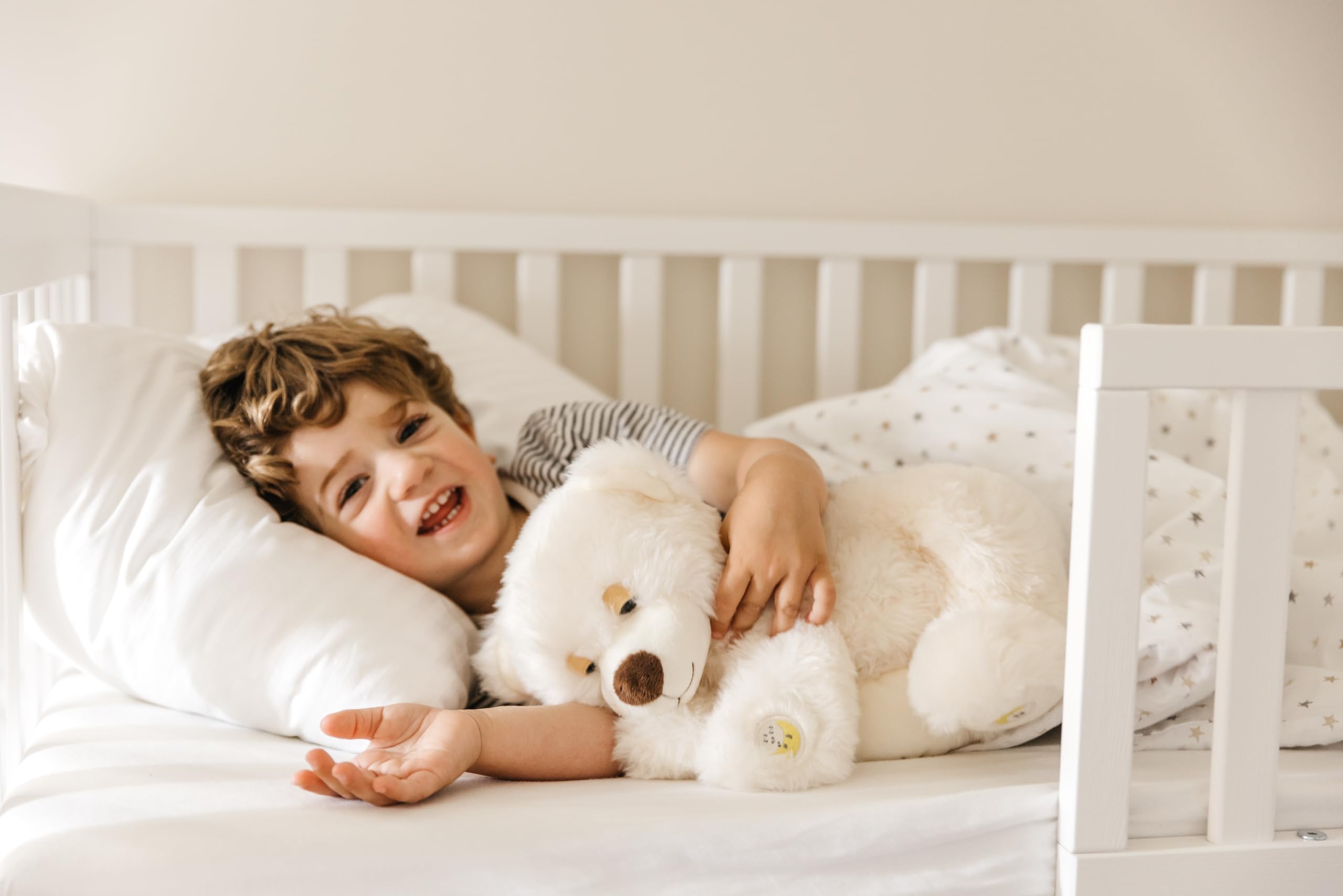Gipsy Toys - Dreamy Sound Bear Plush - 30 cm Soft Stuffed Animal Toy - Beige - Perfect for Kids' Bedtime Comfort & Nursery Decor