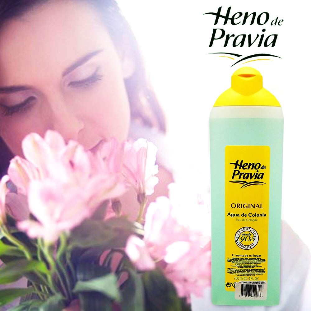 Heno De Pravia Original Eau de Cologne 22 oz (Pack of 2) - Fresh Citrus Scent for Men & Women - Perfect for Daily Use, Travel & Gifts