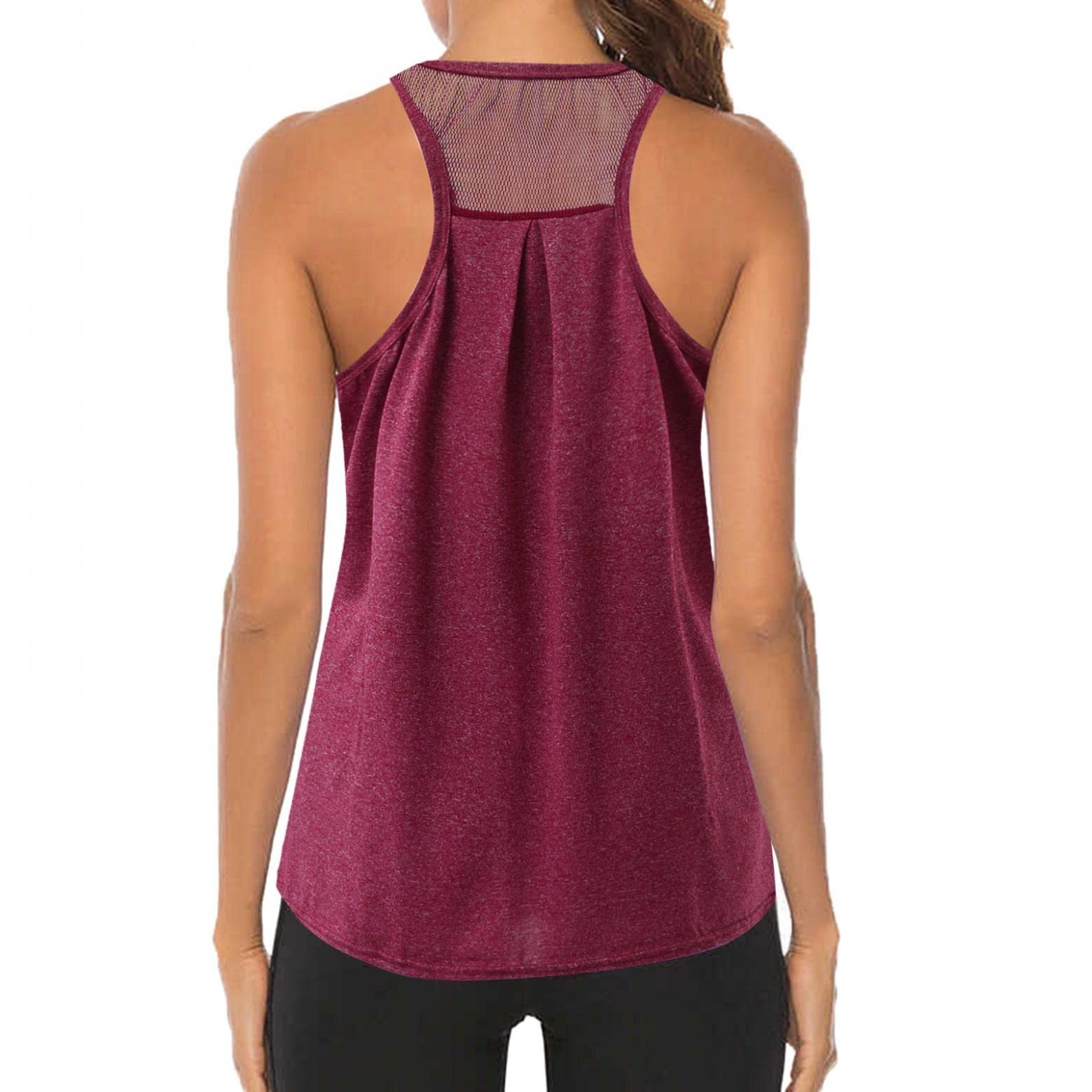 Women's Workout Tank Tops - Sleeveless Gym Exercise Shirts & Yoga Tops for Running, Fitness & Casual Wear