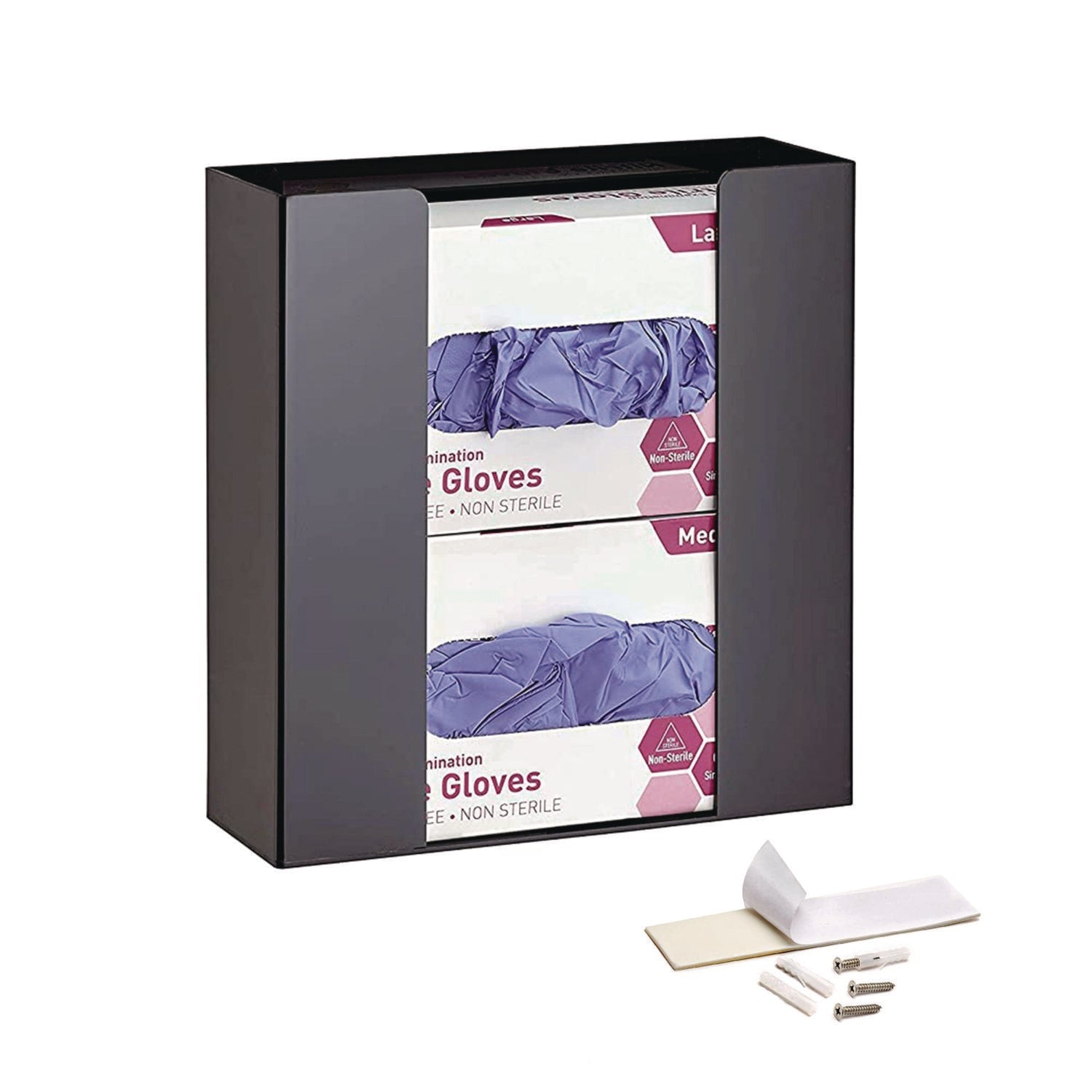 AdirMed Acrylic Glove Dispenser - Double Box Capacity (10.2