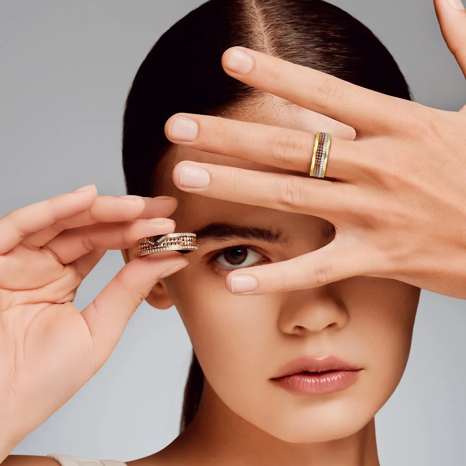 VERTU Smart Ring with AI Technology - Diamond Ring for Men & Women (Afterglow Edition) | Luxury Wearable Tech for Fitness Tracking, Mobile Payments & Smart Notifications
